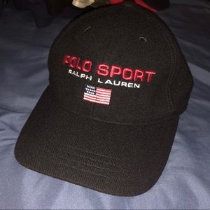 Vintage wool polo sport cap